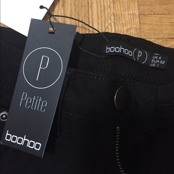 Boohoo Petite High Waisted Jeans - Picture 3 of 3
